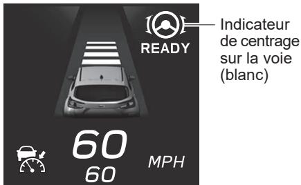 SUBARU Impreza Phase 6 (2024) - Comment utiliser la fonction de centrage sur la voie - 2