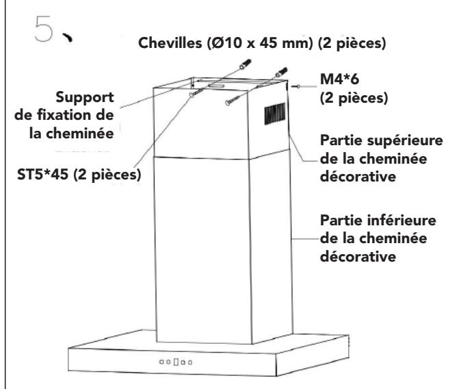 AIRLUX AHBS660SS - Hauteur minimale et commande d'installation - 5