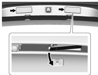 Buick Lacrosse 3 (2017) - Feu de la plaque d'immatriculation - 1