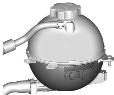 Buick Lacrosse 3 (2017) - Vérification du niveau de liquide de refroidissement - 1