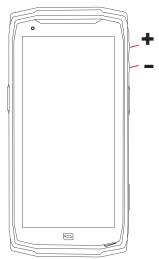 CROSSCALL COREM5 - Boutons volume +/- - 1