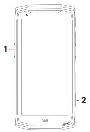 CROSSCALL COREM5 - Boutons programmables - 1
