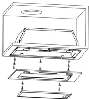 SAUTER SHG9502X - Fixant pour le cabinet: - 2