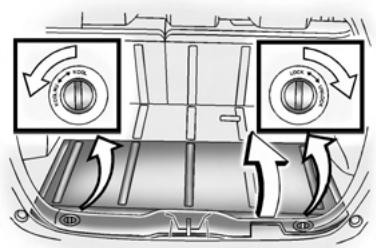 Pontiac Vibe 2 (2010) - Dépose du pneu de secours et des outils - 2
