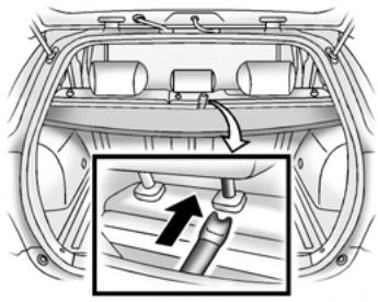 Pontiac Vibe 2 (2010) - Utilisation de la housse du compartiment utilisé - 2