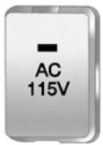 Pontiac Vibe 2 (2010) - Prises d'alimentation (courant alternatif 115 v) - 2