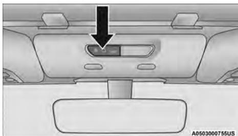 JEEP Gladiator (2019) - La fonction de désactivation de l'airbag passager comprend les éléments suivants : - 1