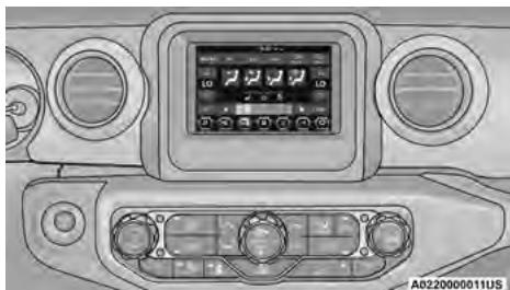 JEEP Gladiator (2019) - COMMANDES DE CHAUFFAGE-CLIMATISATION - 1