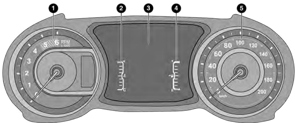JEEP Gladiator (2019) - BLOC D'INSTRUMENTS - 2