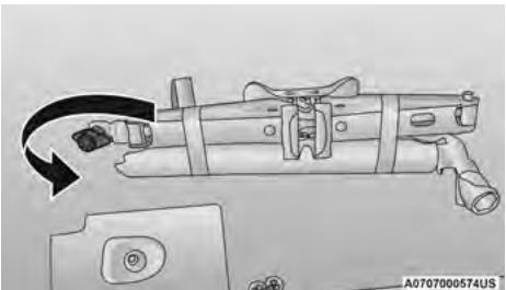 JEEP Gladiator (2019) - EMPLACEMENT DU CRIC - 1