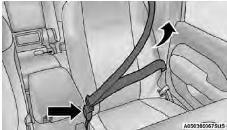 JEEP Gladiator (2019) - Instructions d'utilisation des ceintures à trois points - 3