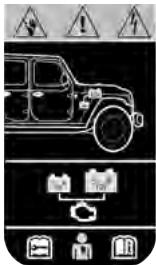 JEEP Gladiator (2019) - PREPARATIONS POUR DEMARRAGE PAR BATTERIE AUXILIAIRE - 1