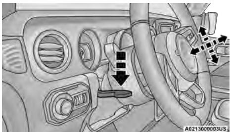 JEEP Gladiator (2019) - COLONNE DE DIRECTION INCLINABLE/ RETRACTABLE - 1