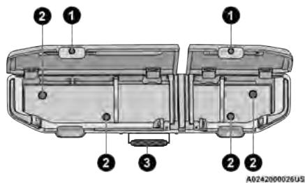 JEEP Gladiator (2019) - Espace de rangement verrouillable - 2