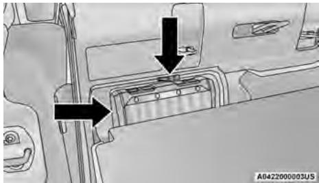 JEEP Gladiator (2019) - Emplacement du haut-parleur sans fil Jeep - 1