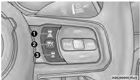 JEEP Gladiator (2019) - Fonctionnement de la régulation de vitesse adaptative (ACC) - 1