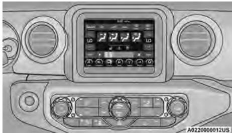 JEEP Gladiator (2019) - COMMANDES DE CHAUFFAGE-CLIMATISATION - 2
