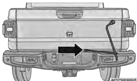 JEEP Gladiator (2019) - RETRAIT DE LA ROUE DE SECOURS - 3