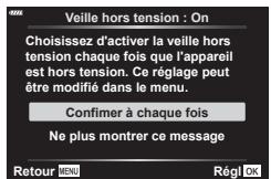 OLYMPUS EM10MarkIV - Extinction de l'appareil photo - 2