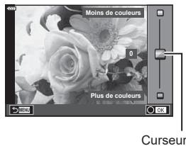 OLYMPUS EM10MarkIV - Utilisez pour positionner le curseur etCHOISIN un niveau. - 1