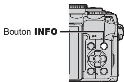 OLYMPUS EM10MarkIV - Modifier l'affichage des informations - 1