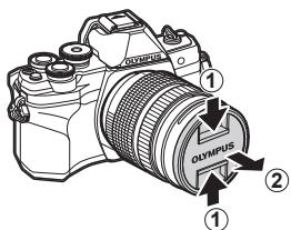 OLYMPUS EM10MarkIV - Fixation d'un objectif sur l'appareil photo - 6