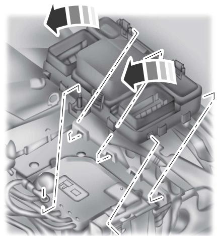 Lincoln MKZ Phase 2 (2018) - Boitier de distribution électrique - partie inférieure - 1