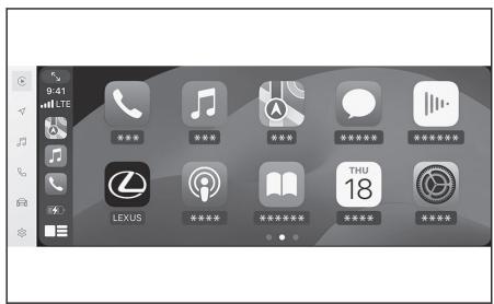 LEXUS RZ (2024) - Faites fonctionner Apple CarPlay. - 2