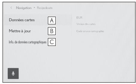 LEXUS RZ (2024) - ■ Affichage des informations de carte - 1