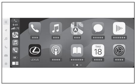 LEXUS RZ (2024) - Utilisation d'Apple CarPlay avec une connexion USB - 2