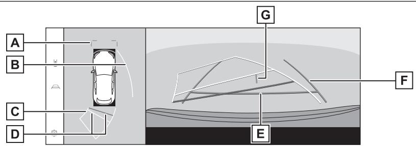 LEXUS RZ (2024) - Mode de ligne de trajectorie estimée - 1
