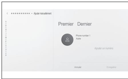 LEXUS RZ (2024) - Ajout de nouvelles données de contact aux contacts - 1
