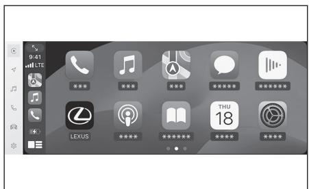 LEXUS RZ (2024) - Utilisation d'Apple CarPlay avec une connexion USB - 2