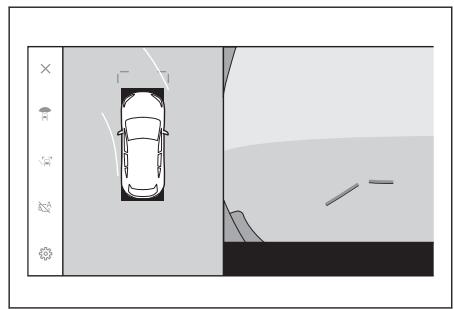 LEXUS RZ (2024) - Mode de ligne de trajectorye estimée - 1
