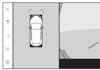 LEXUS RZ (2024) - Affichage de la vue de dessous par transparence - 1
