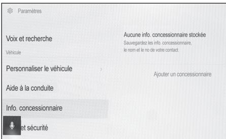 LEXUS RZ (2024) - Paramétrage des informations du concessionnaire - 1