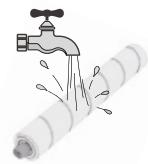 ZACO W450 - Insertion du rouleau de microfibres - 2