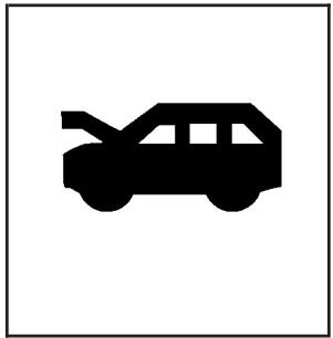 GMC Acadia (2007) - Levier d'ouverture du capot - 1