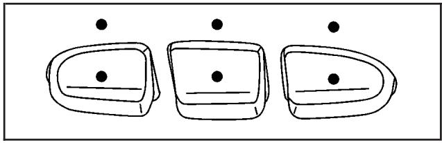 GMC Acadia (2007) - Fonctionnement du système de télécommande sans fil maison universel (Avec trois diodes rondes) - 1