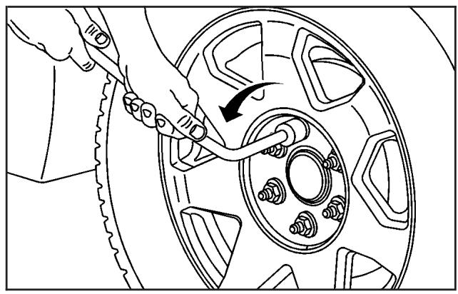 GMC Acadia (2007) - Dépose d'un pneu crevé et installation du pneu de rechange - 1
