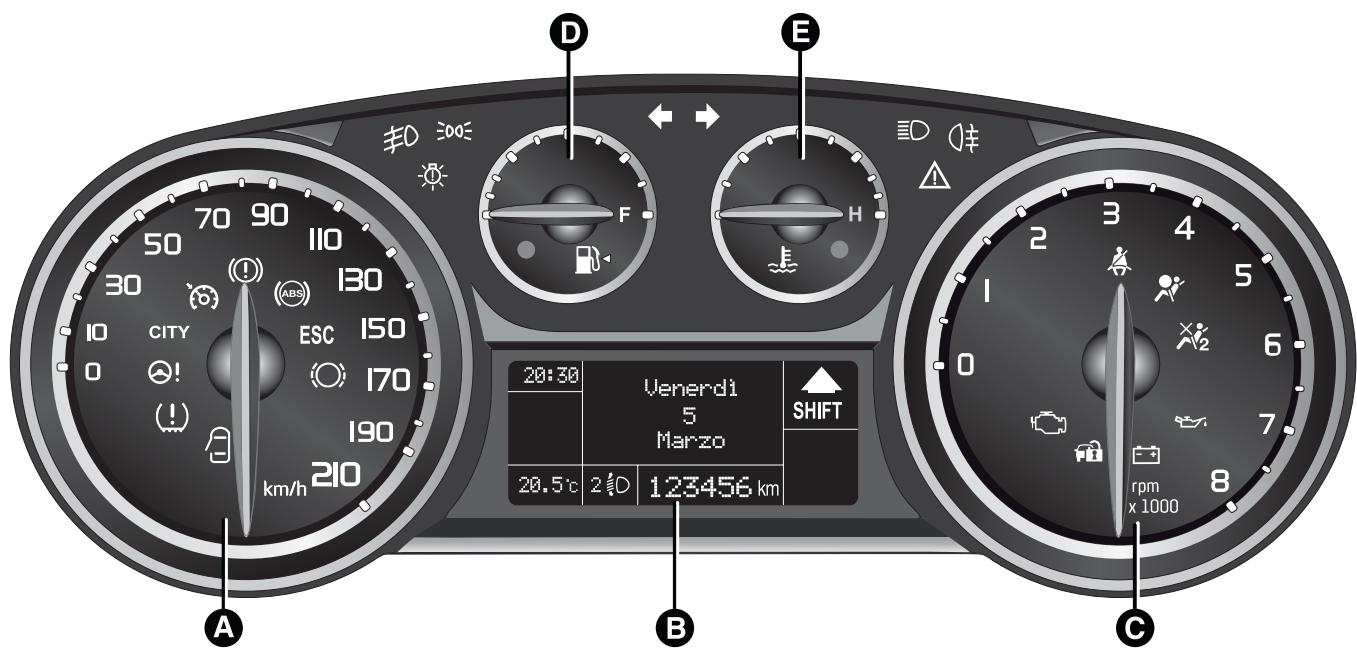 LANCIA Ypsilon 2 (2011-2015) - COMBINÉ ET INSTRUMENTS DE BORD - 2