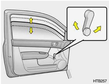 HYUNDAI Getz Phase 2 (2005-2009) - VITRES DES PORTIERES   Vitres Manuelles - 1
