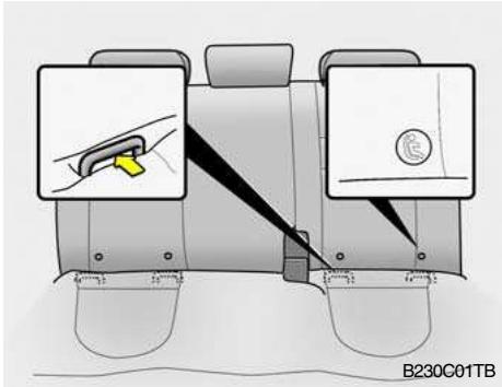 HYUNDAI Getz Phase 2 (2005-2009) - Pour fixer le siège de retenue pour enfants - 1