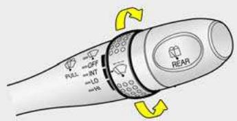 HYUNDAI Getz Phase 2 (2005-2009) - Fonctionnement de l'essuie-glace pour brouillard - 2