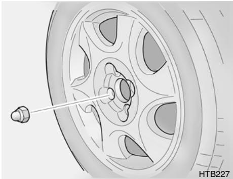 HYUNDAI Getz Phase 2 (2005-2009) - Pour reposer les écrous de roue - 1