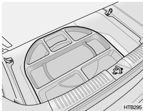 HYUNDAI Getz Phase 2 (2005-2009) - Bagage sous le tapis de coffre (Si installé) - 1