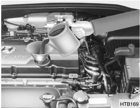 HYUNDAI Getz Phase 2 (2005-2009) - Ajout d'huile - 1