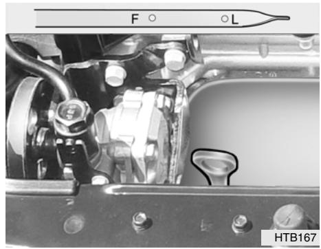 HYUNDAI Getz Phase 2 (2005-2009) - Pour vérifier le niveau d'huile - 1