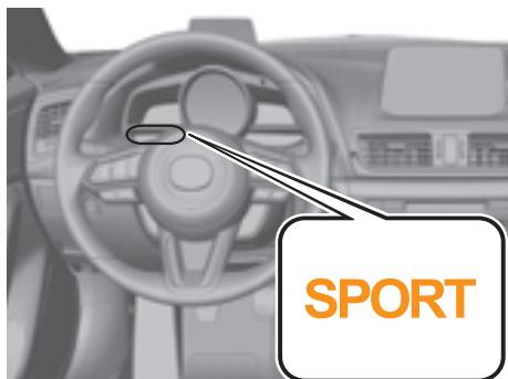 MAZDA CX-3 (2015-2017) - Témoin du mode de sélection - 1