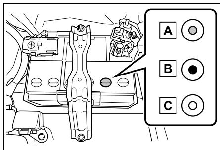 SUZUKI Across (2024) - Vérification de l'etat de la batterie 12 volts - 1